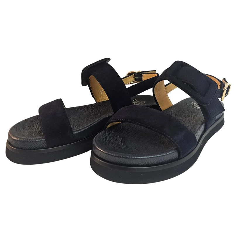 Truman´s, flache Sandalette in Dunkelblau