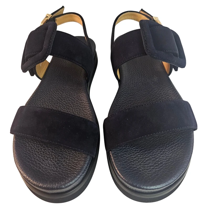 Truman´s, flache Sandalette in Dunkelblau