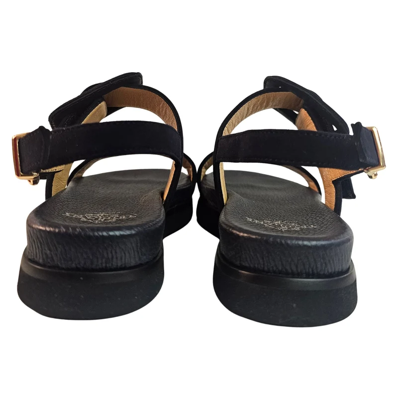 Truman´s, flache Sandalette in Dunkelblau