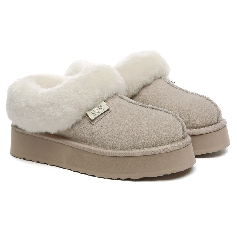 Platform Ankle UGG Slippers