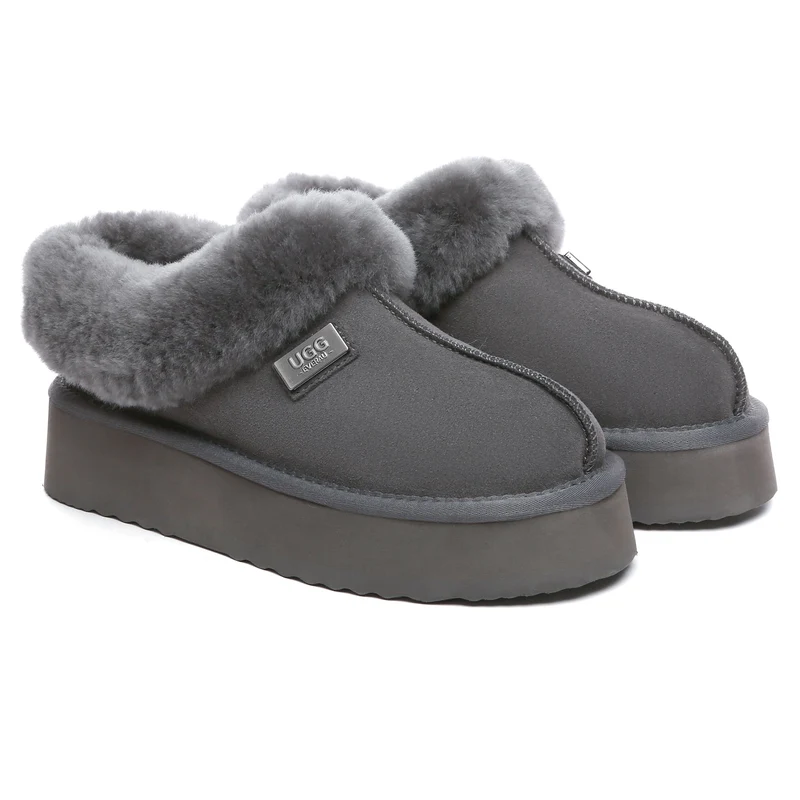 Platform Ankle UGG Slippers