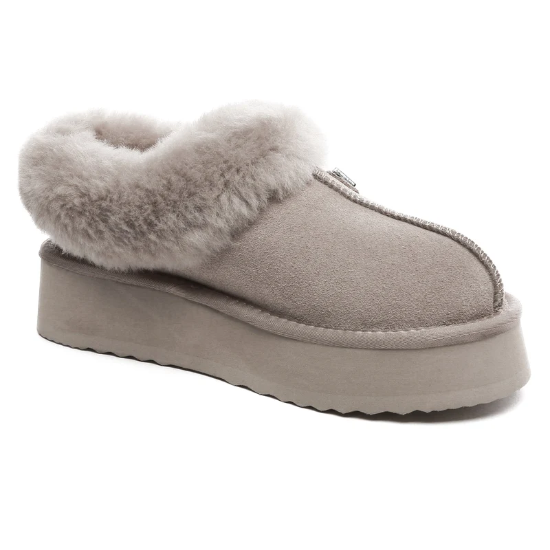 Platform Ankle UGG Slippers