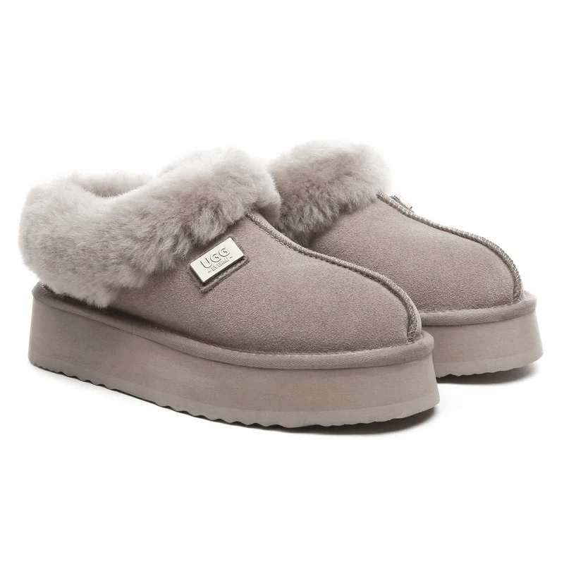 Platform Ankle UGG Slippers
