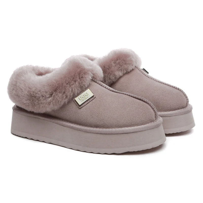 Platform Ankle UGG Slippers