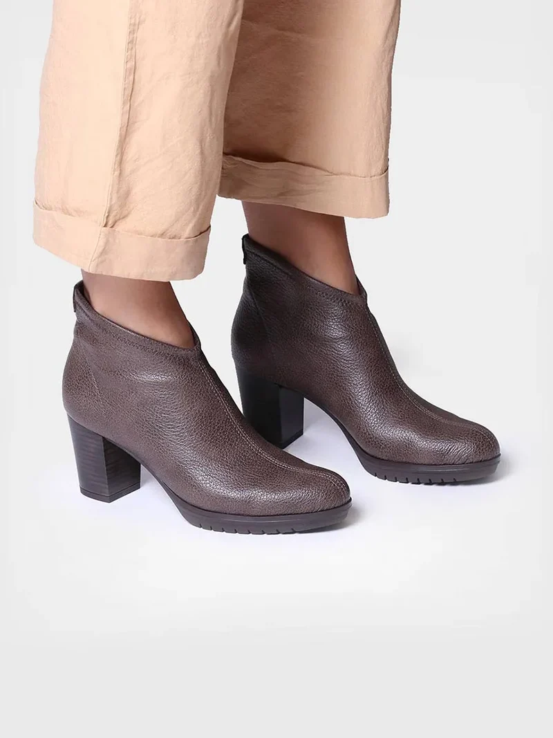 Bota de piel para mujer | FABIA-LP