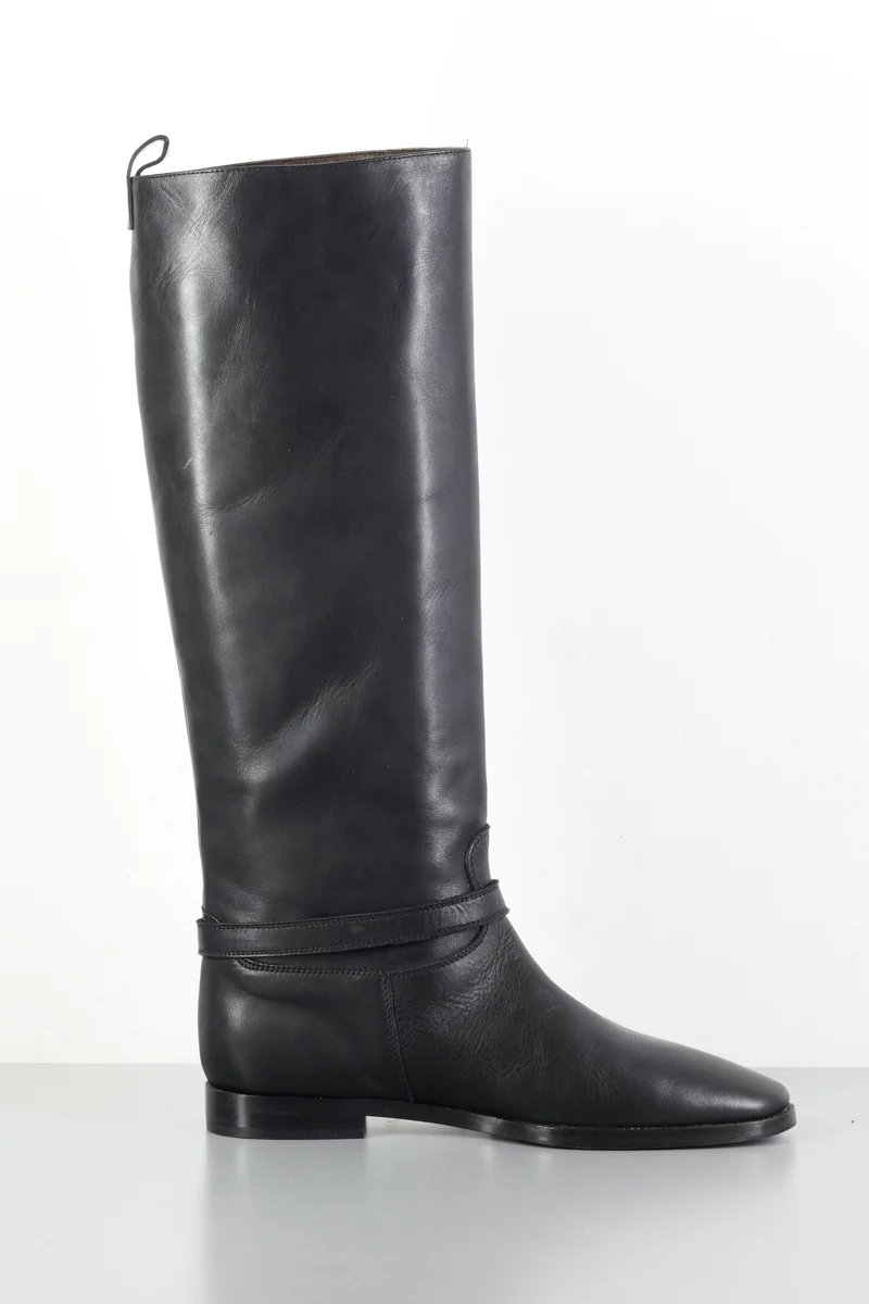 Stiefel Leder schwarz