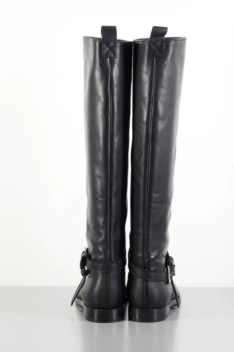 Stiefel Leder schwarz