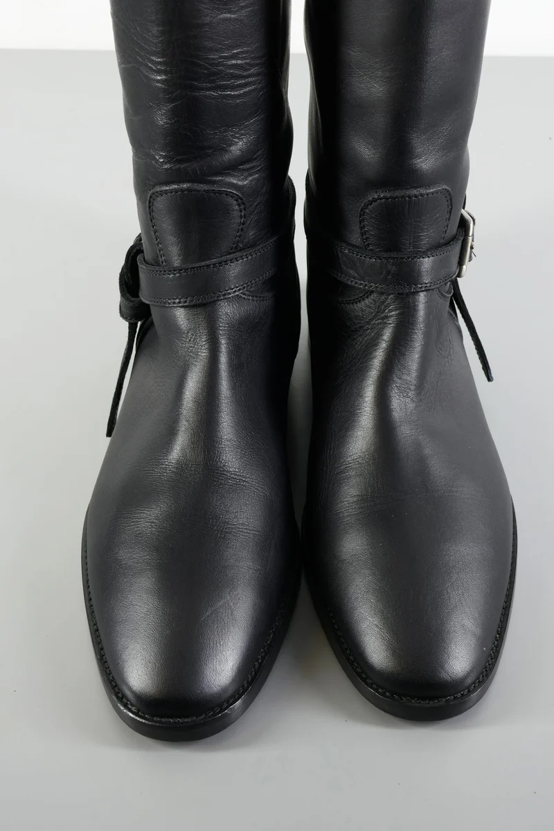 Stiefel Leder schwarz