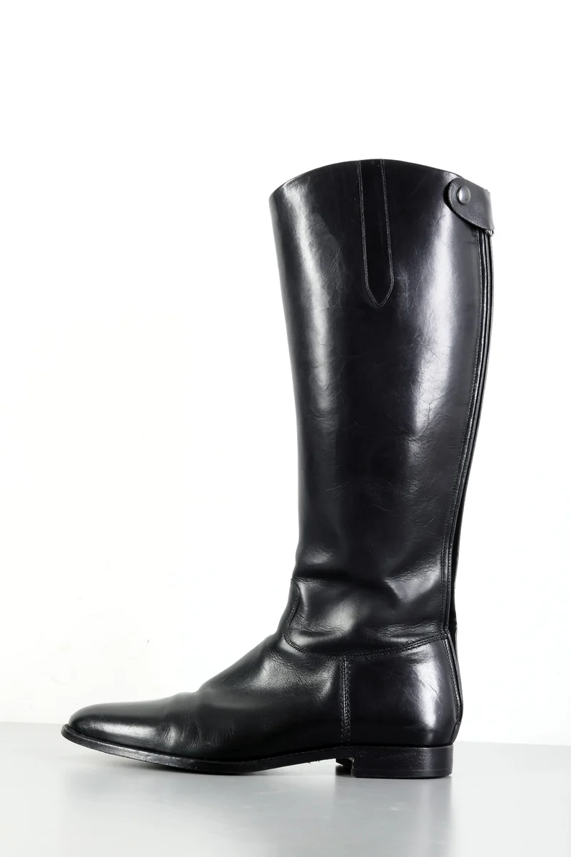 Stiefel Leder schwarz