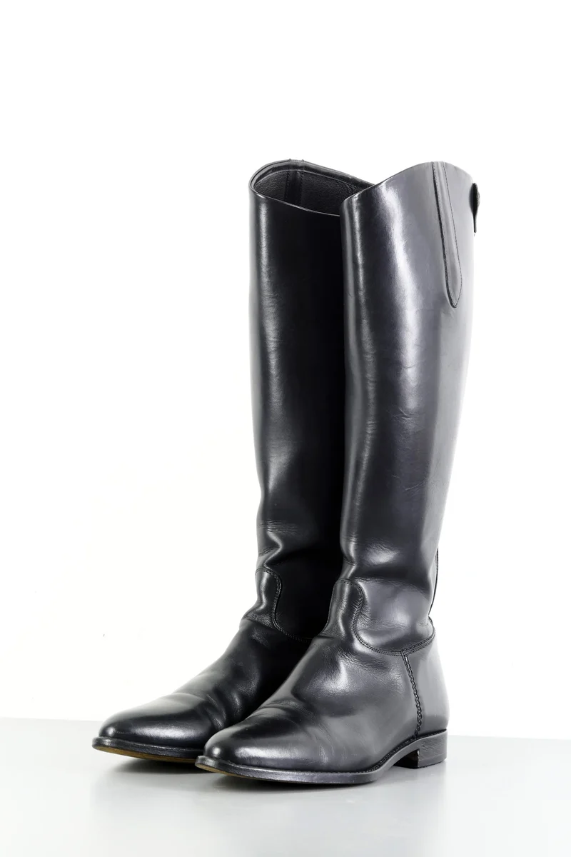 Stiefel Leder schwarz