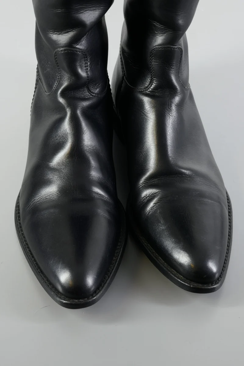 Stiefel Leder schwarz