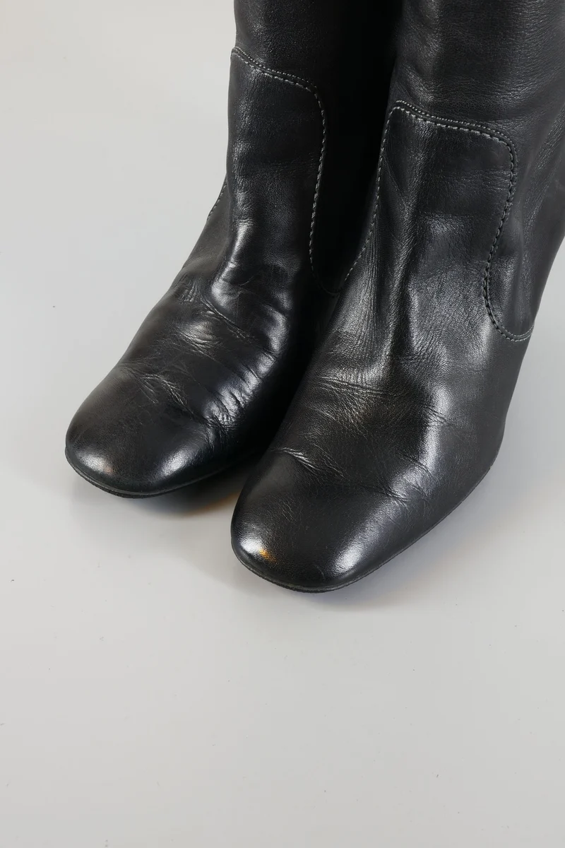 Stiefel Leder schwarz