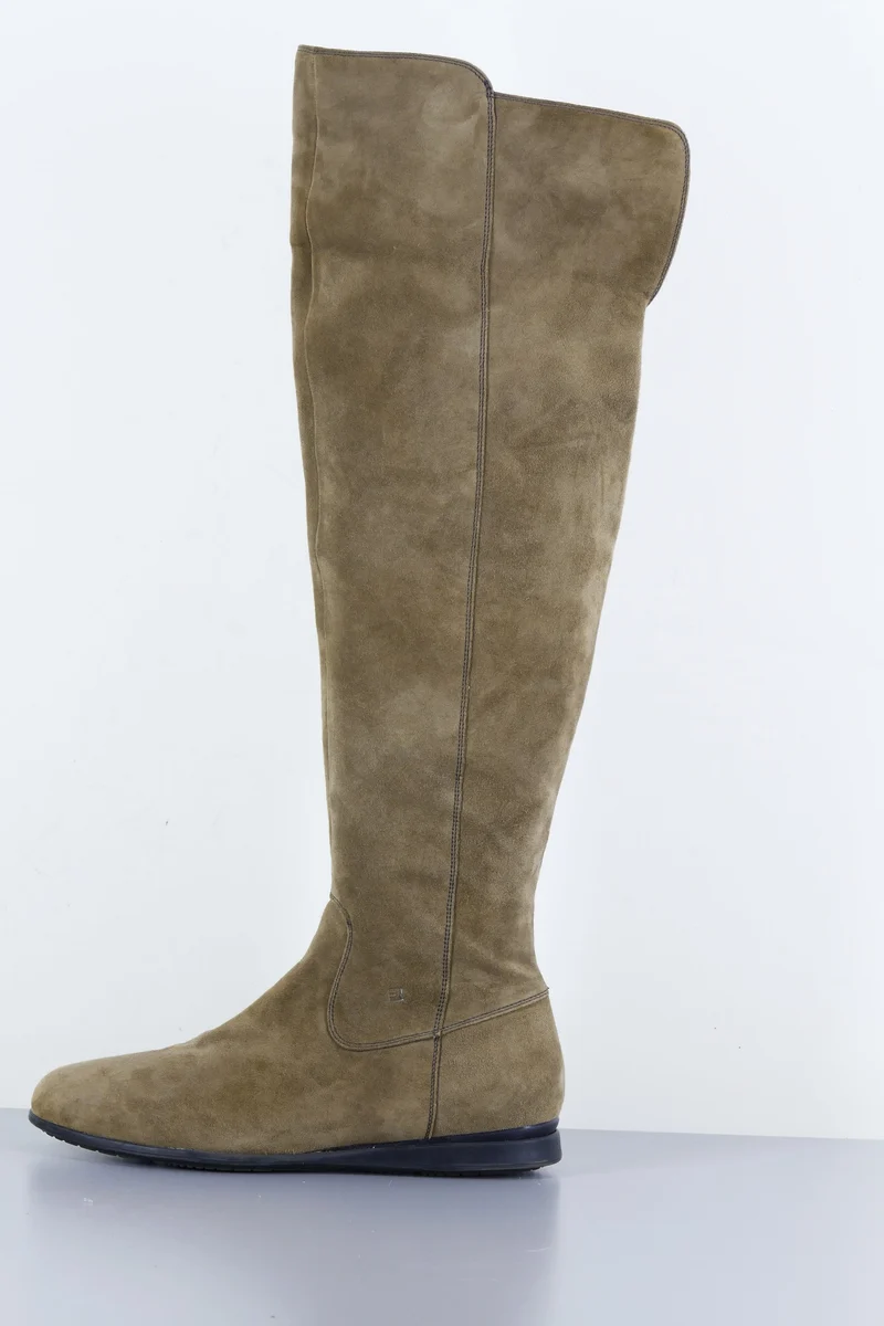 Overknees Wildleder schlamm