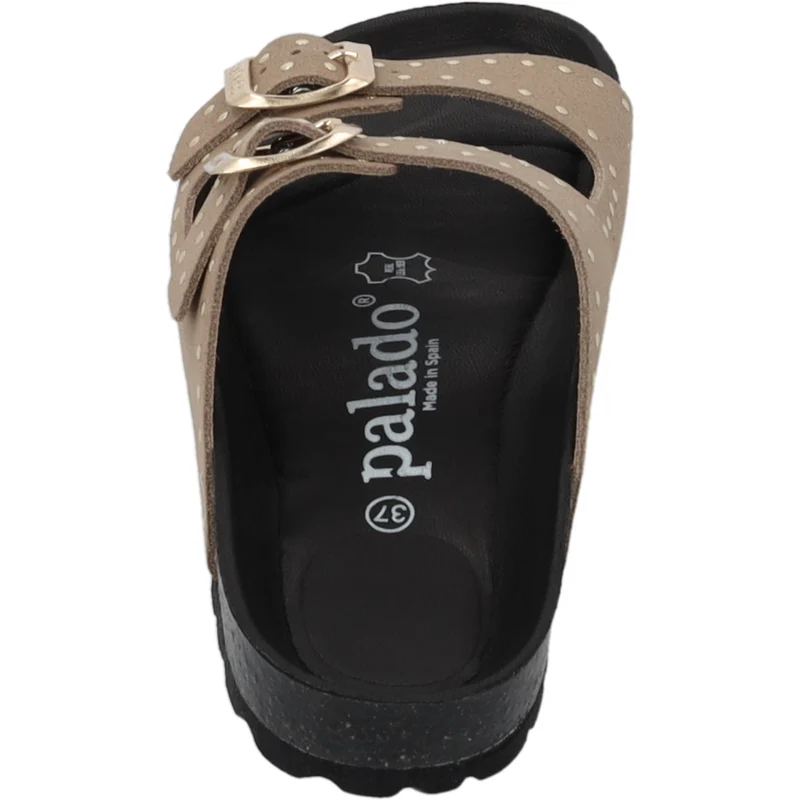 Elaha Rivet Velours Premium Leather Beige