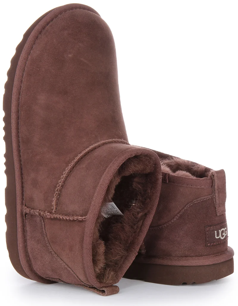 UGG Clas Ultra Mini In Chocobrown For Juniors