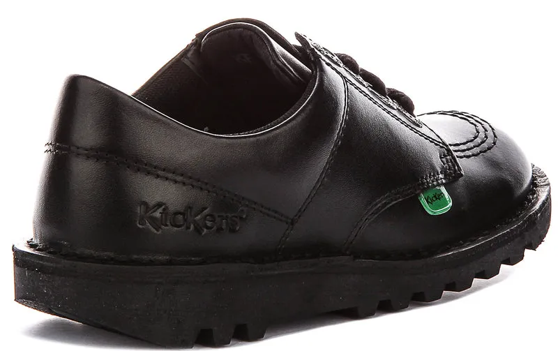 Kickers Kick Lo In Black For Juniors