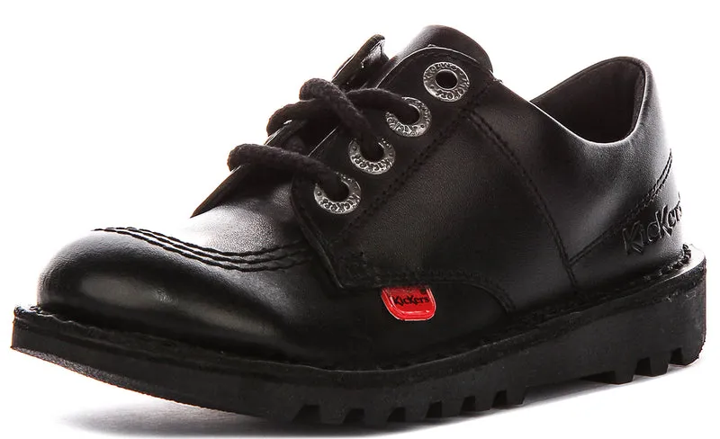 Kickers Kick Lo In Black For Juniors