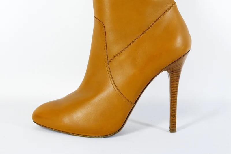 Stiefel Leder cognac