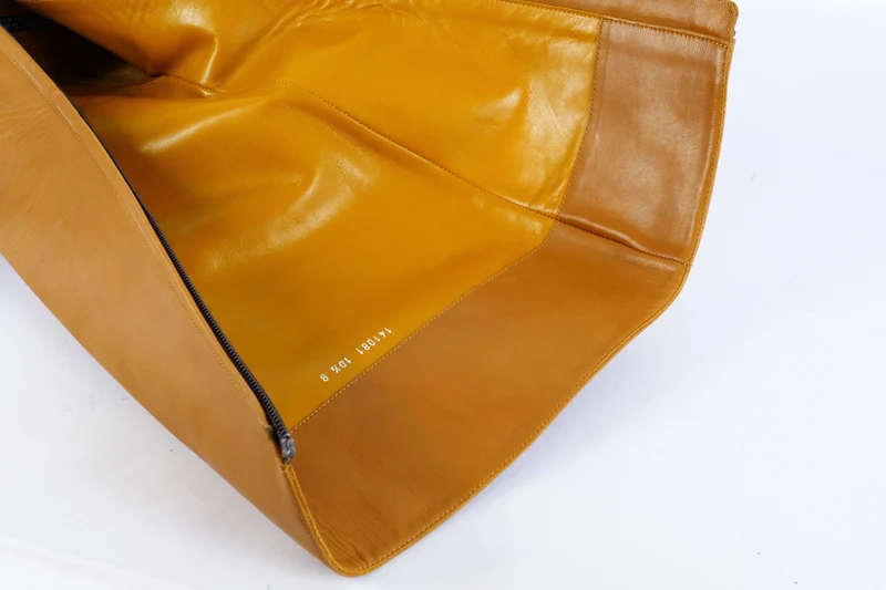 Stiefel Leder cognac
