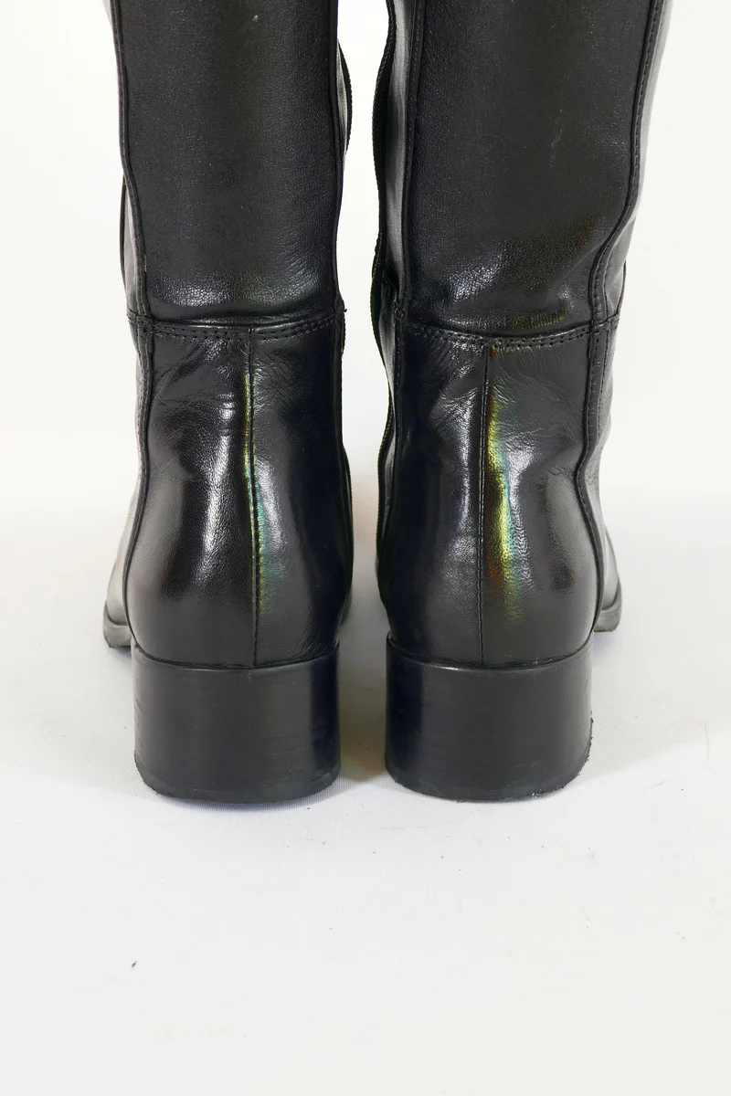 Hohe Stiefel Leder schwarz