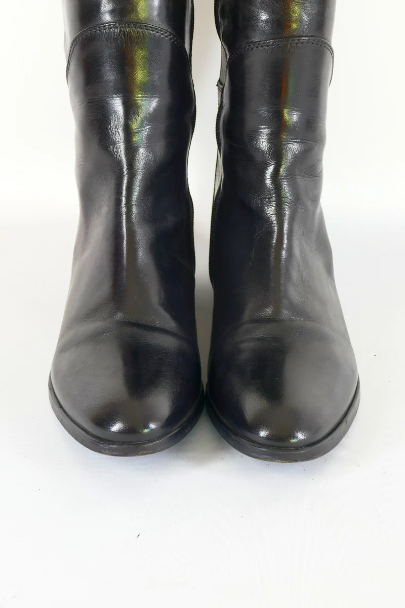 Hohe Stiefel Leder schwarz