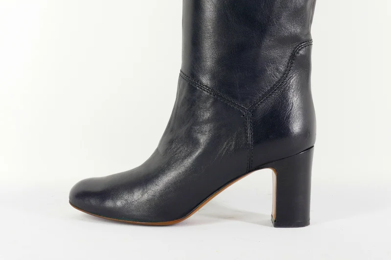 Hohe Stiefel Leder schwarz