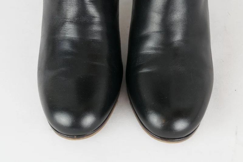 Hohe Stiefel Leder schwarz