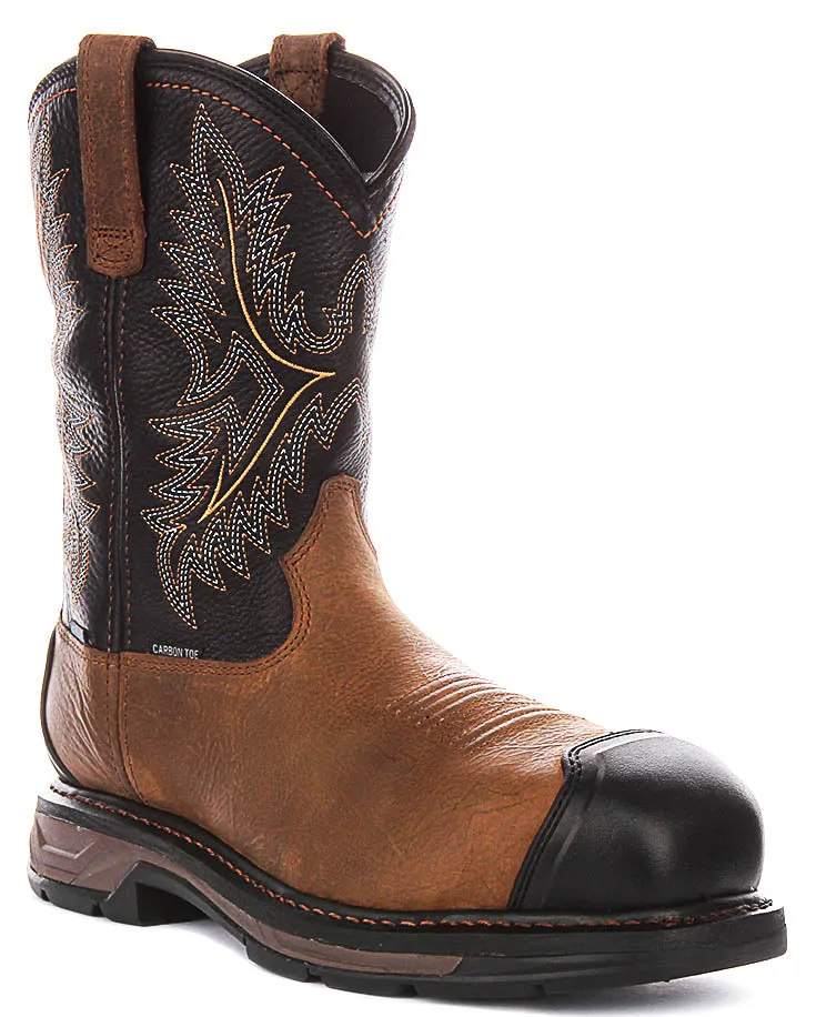Ariat Workhog XT H2O In Brown Black For Men