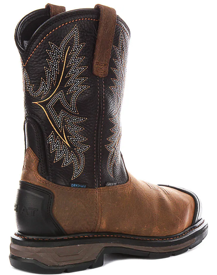 Ariat Workhog XT H2O In Brown Black For Men