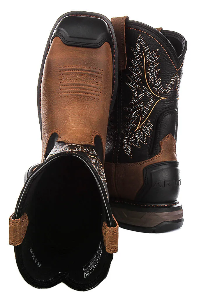 Ariat Workhog XT H2O In Brown Black For Men