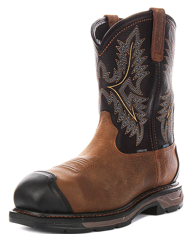 Ariat Workhog XT H2O In Brown Black For Men