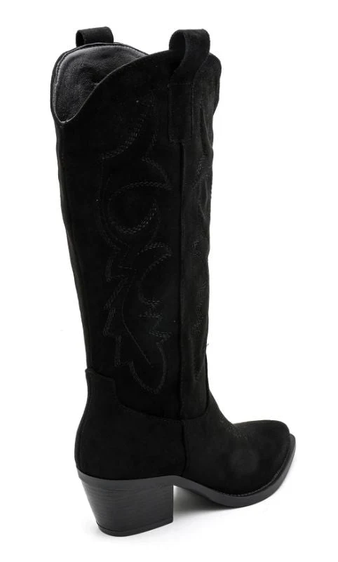 Bloom - Delphinium Boots - Black