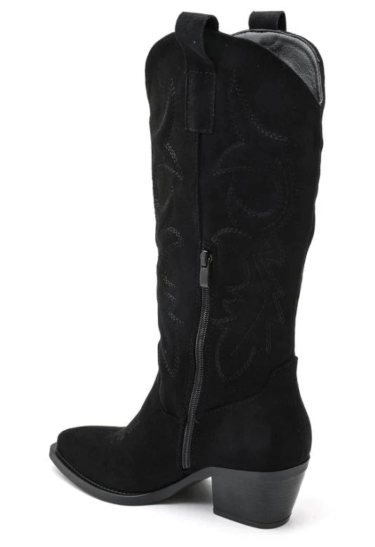 Bloom - Delphinium Boots - Black