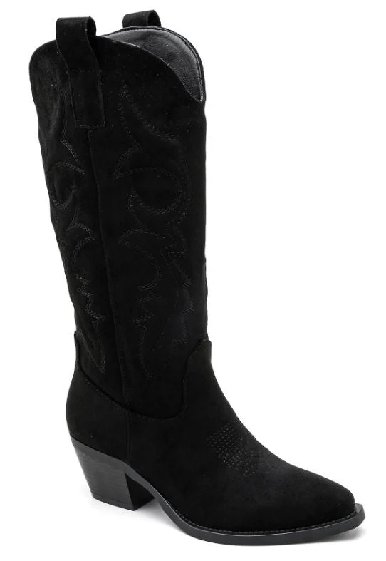 Bloom - Delphinium Boots - Black