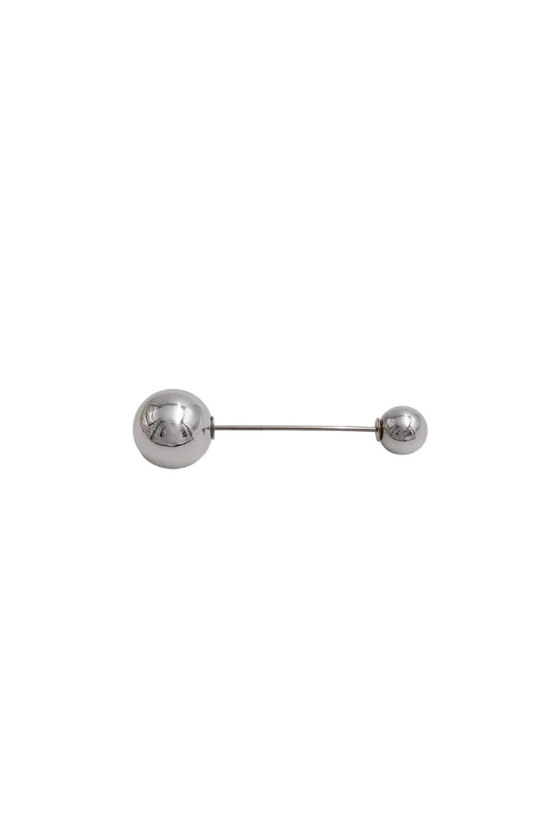 Black Colour - Bcvixen Multipin Long 4541 - Silver Coloured