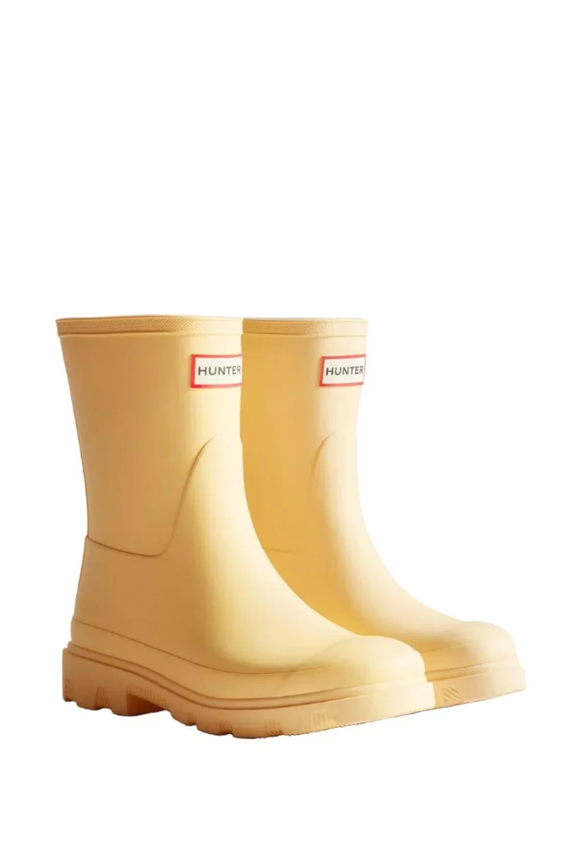 Hunter - Downpour Short Boot Hfru0002251ya - Pale Yellow