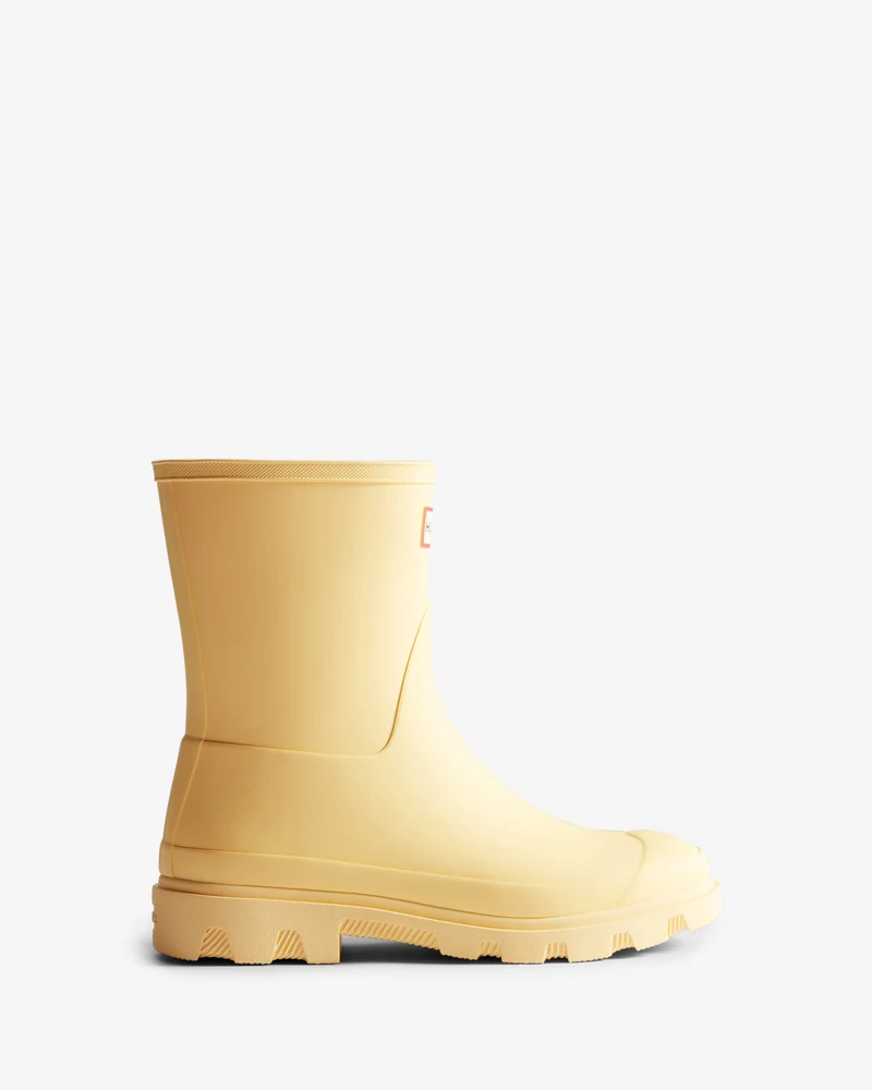 Hunter - Downpour Short Boot Hfru0002251ya - Pale Yellow