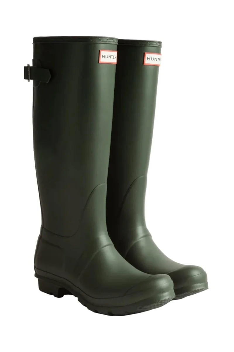 Hunter - Women Original Tall Back Adjustable Boot Wft1001rmadov - Dark Olive