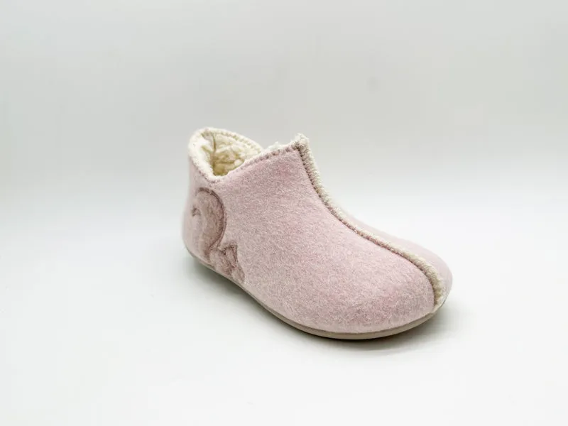 thies 1856 ® Kids PET Organic Slipper Boot vegan rose