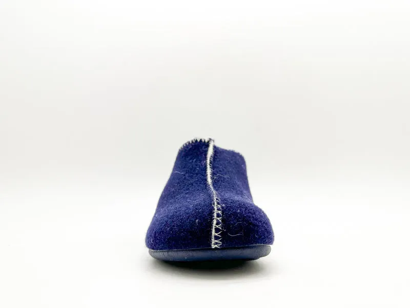thies 1856 ® Kids Wool Slipper Boot dark navy