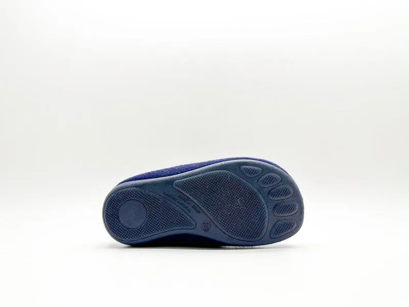 thies 1856 ® Kids Wool Slipper Boot dark navy