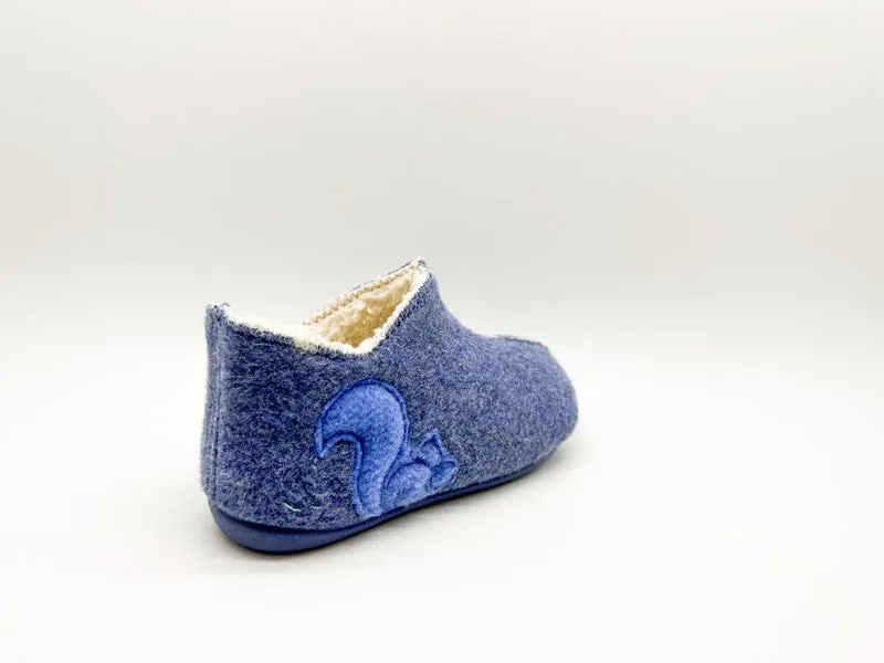 thies 1856 ® Kids PET Organic Slipper Boot vegan navy