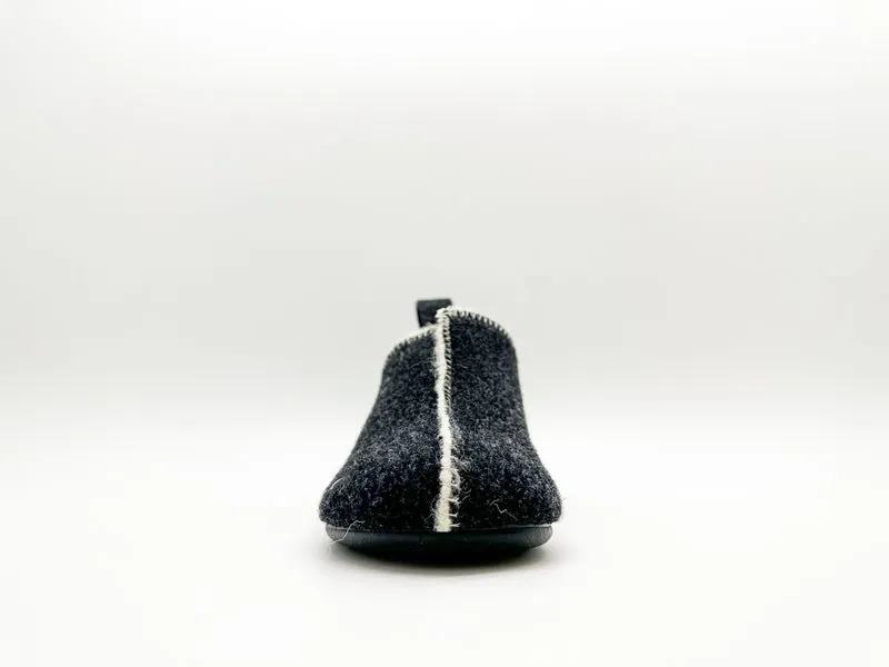 thies 1856 ® Kids Wool Slipper Boot dark grey
