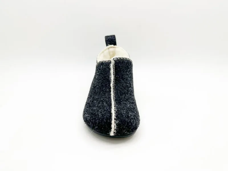 thies 1856 ® Kids Wool Slipper Boot dark grey
