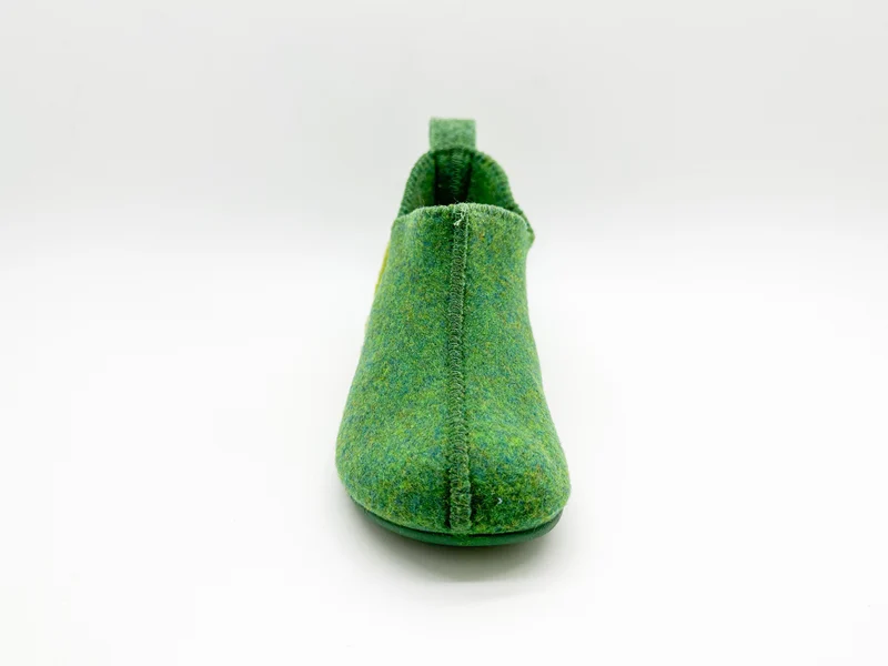 thies 1856 ® Kids PET Slipper Boot vegan green