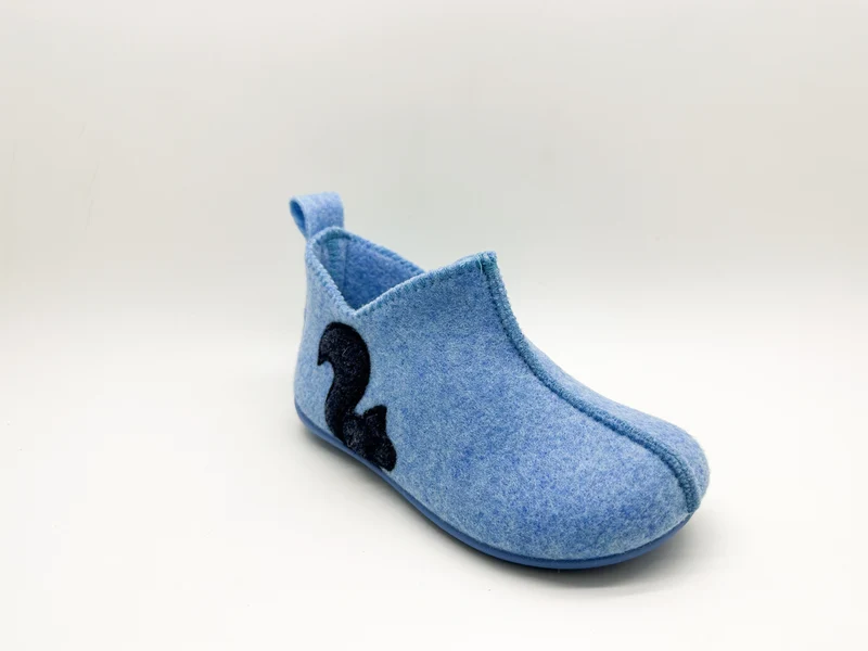 thies 1856 ® Kids PET Slipper Boot vegan sky