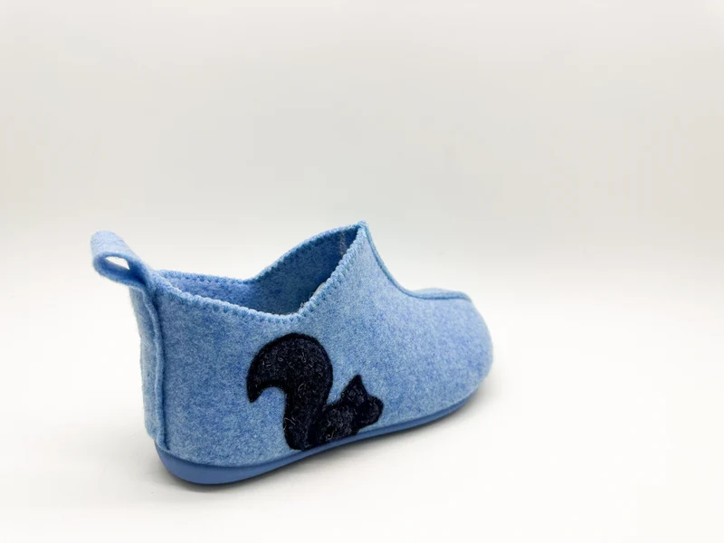 thies 1856 ® Kids PET Slipper Boot vegan sky