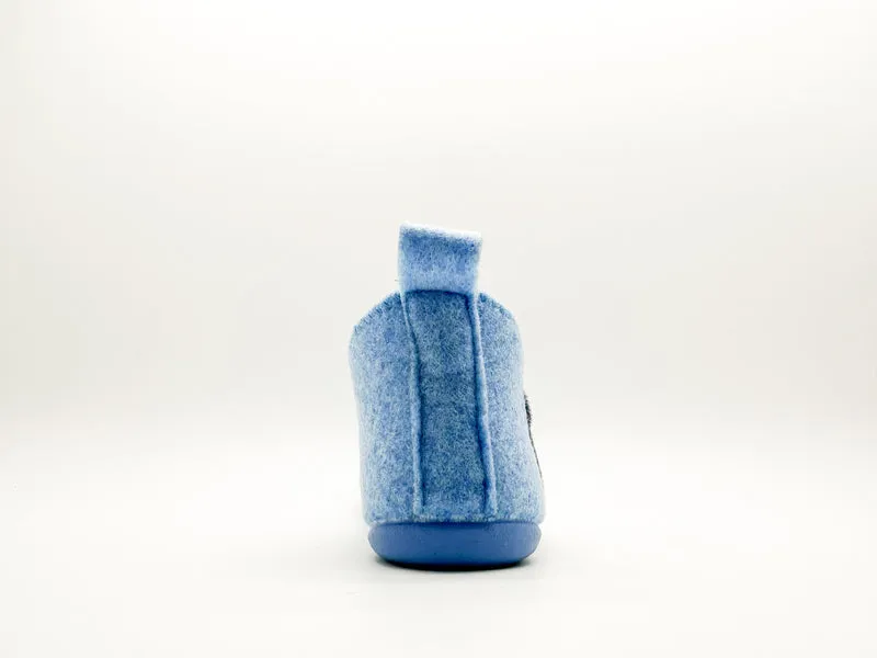 thies 1856 ® Kids PET Slipper Boot vegan sky