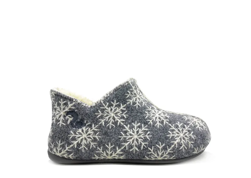 thies 1856 ® Kids PET Snow Slipper Boot vegan light grey