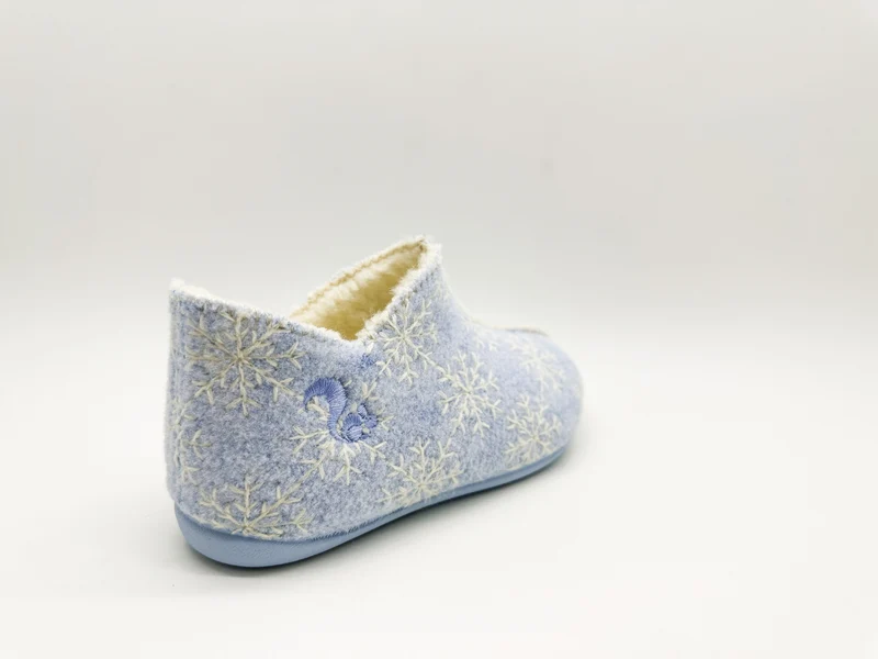 thies 1856 ® Kids PET Snow Slipper Boot vegan sky blue